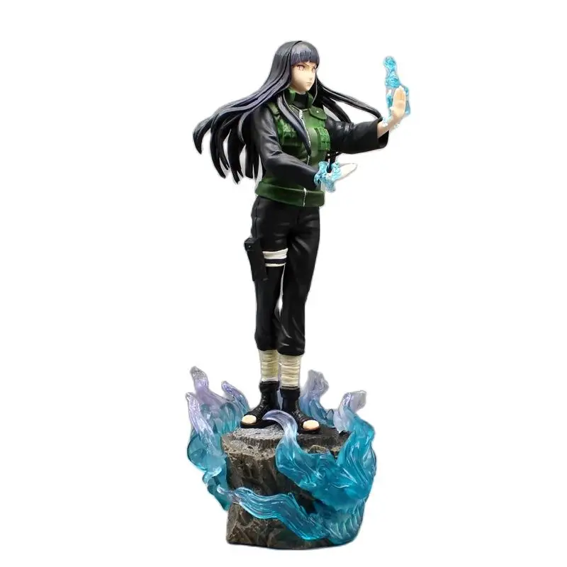 TAKARA TOMY-Hyuga Hinata Animação Figura Boneca, Modelo Anime, Kit De Garagem, Decoração De Ornamentos, 13.5"