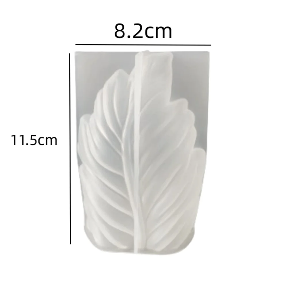 1PC Coral Leaf Silicone Mold DIY Shell Aromatherapy Candle Mold, Handmade Decorative Art Clay Crafts