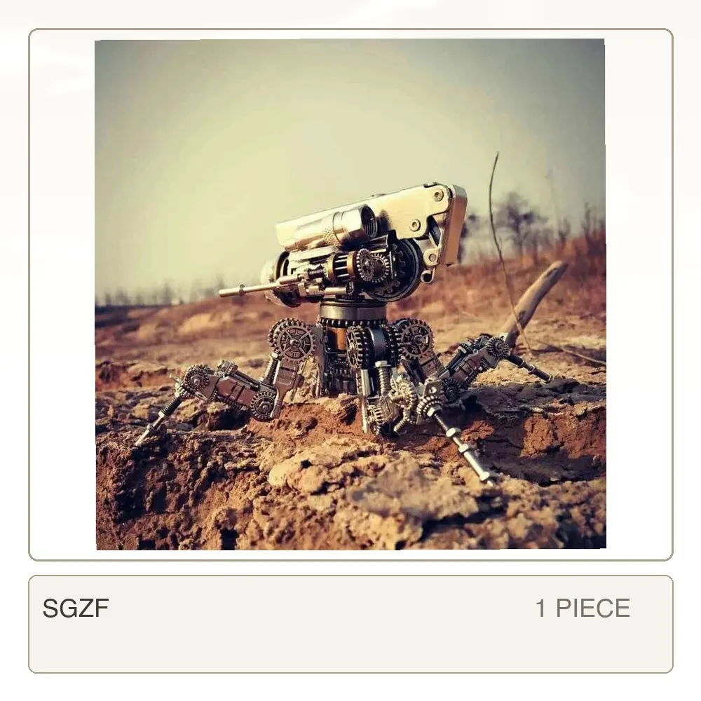 DIY Metal Male Masked Rider Engineering Punk High Quality Rider Difficult Handmade Model Personalized Gift