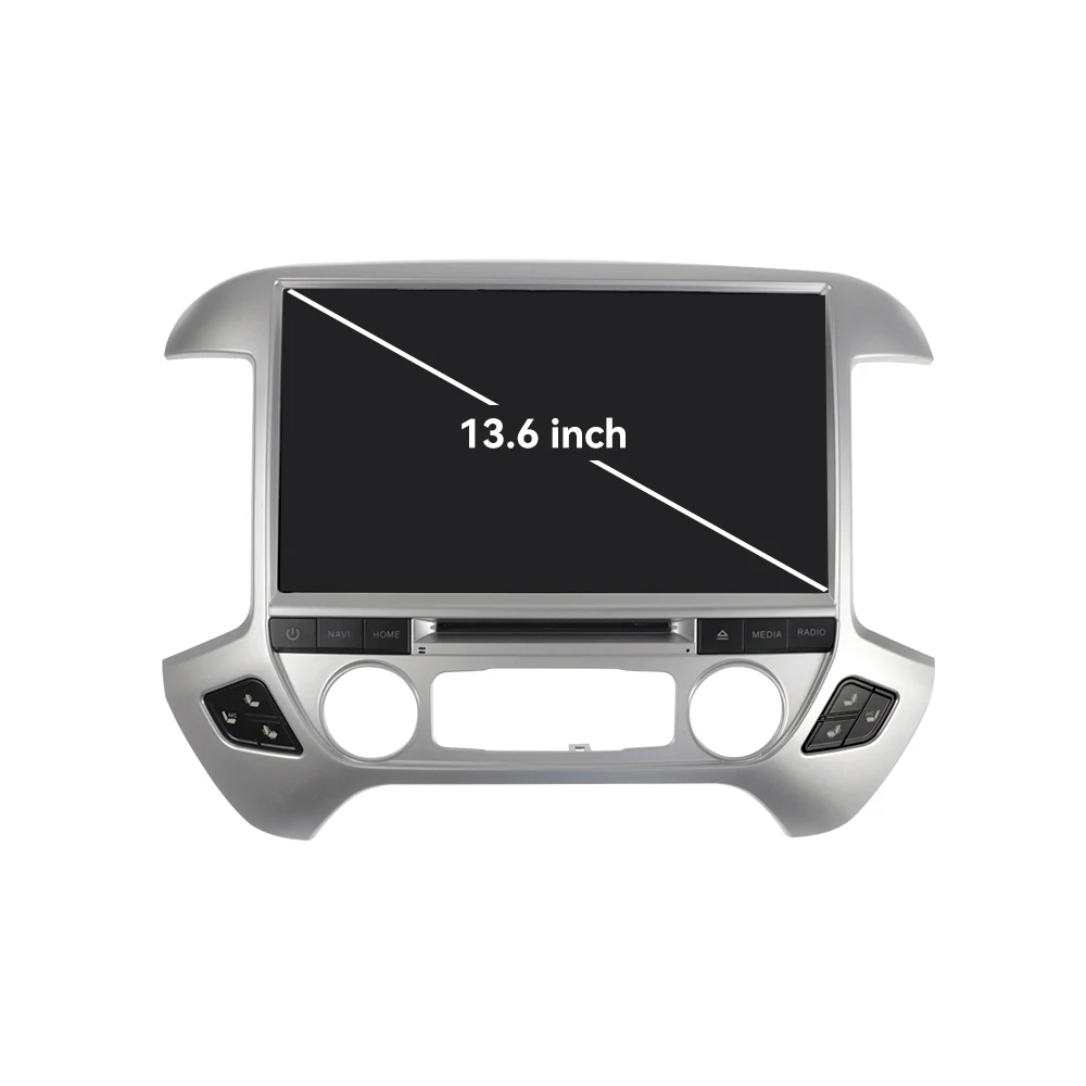 13.6 Inch Android 13 CarPlay Car Radio For Chevrolet Silverado 2014-2018 Touch Screen Multimedia Player GPS Navigation Head Unit
