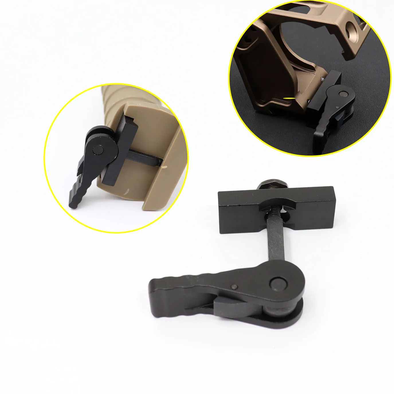 Tactical FAST QD Lever For FTC OMNI And FTC Optic Red Dot Sight Mounts Airsoft Hunting mount Plate In Stock