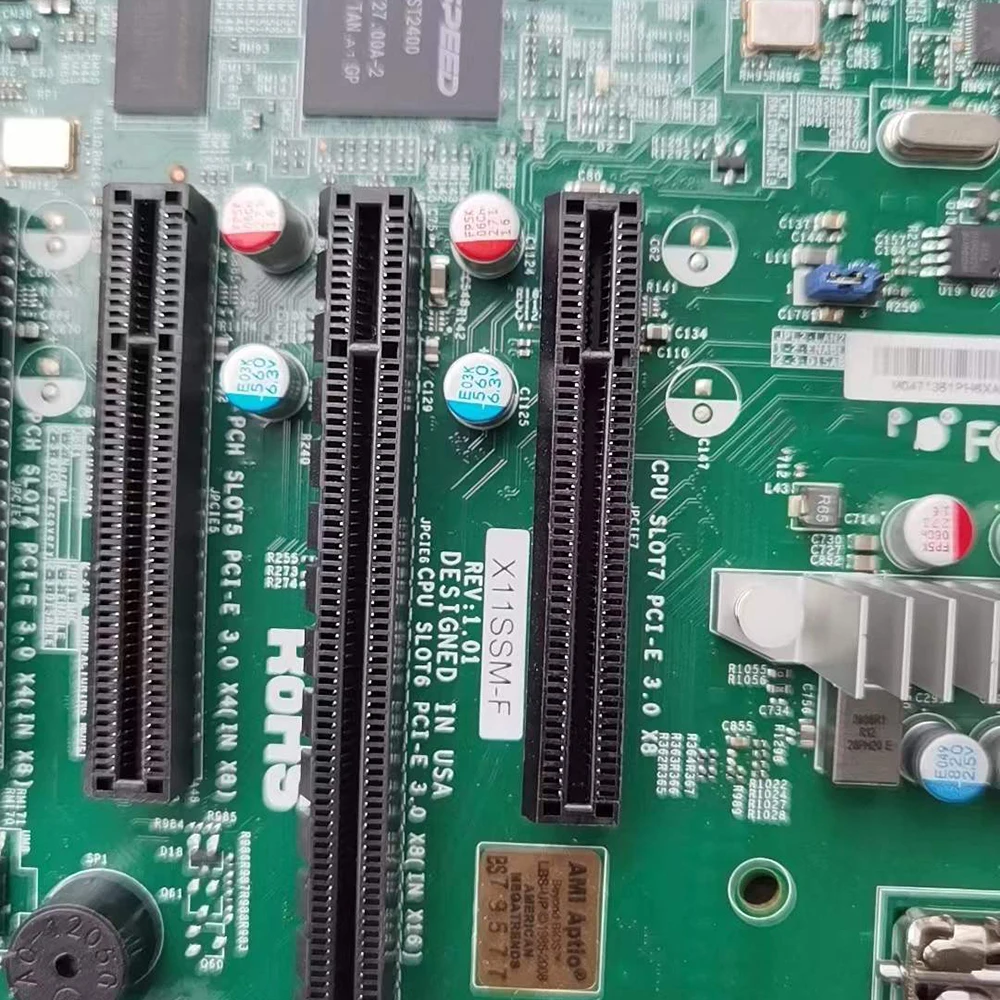 X11SSM-F Industrial Package Motherboard For Supermicro Single-socket Server C236 E3-1200 v6 v5 SATA3 (6Gbps) LGA1151