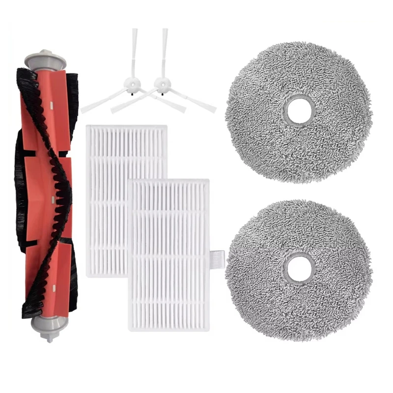 AC66 For Lydsto W2, Kyvol Cybovac S60, AICLE INS-200, Inic IX10, TAMA All in ONE MAX Brush Filter Mop Dust Bag Part