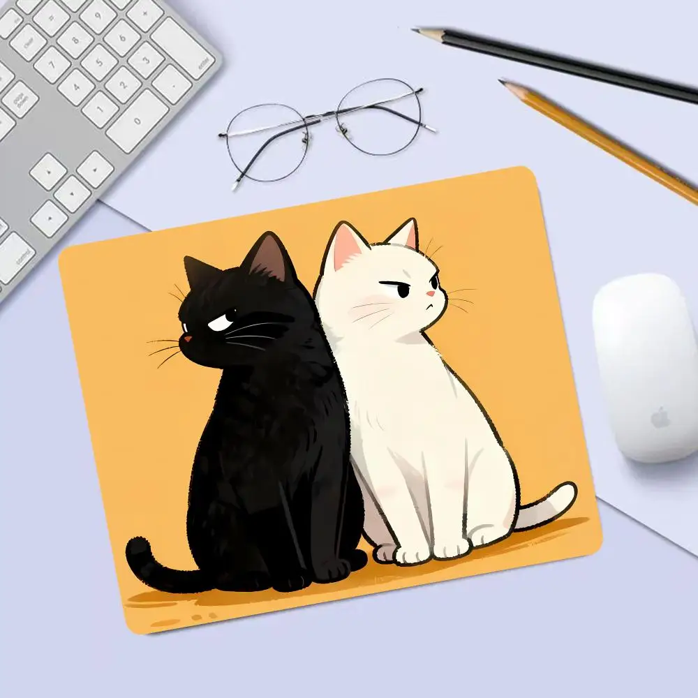 

Cartoon Cat Mouse Pad Mouse Pad For Small Size Gaming Mouse Pad Gamer Company Keyboard Mouse Mats Carpet Computer Desk Mats