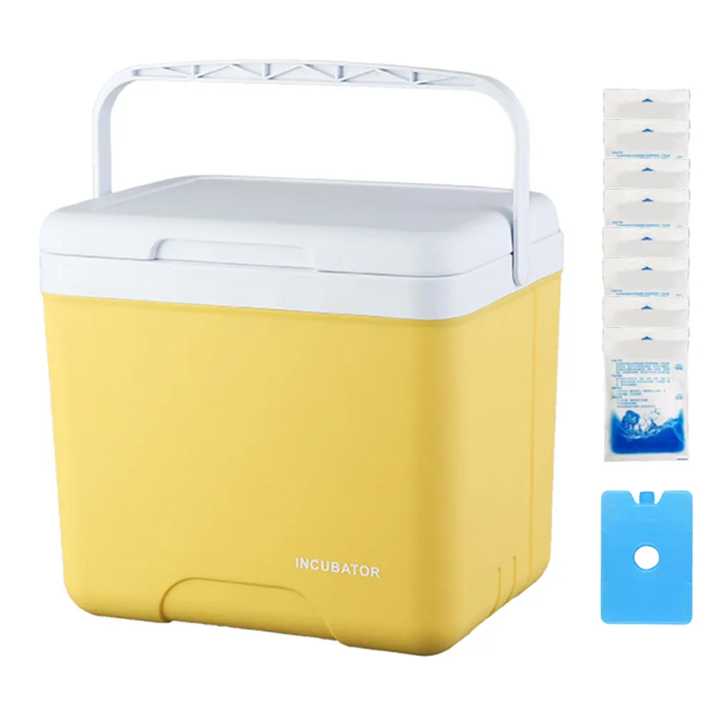 15L Insulated Ice Chest Multipurpose Portable Ice Bucket Outdoor Hard Cooler for Camping Beach Picnic