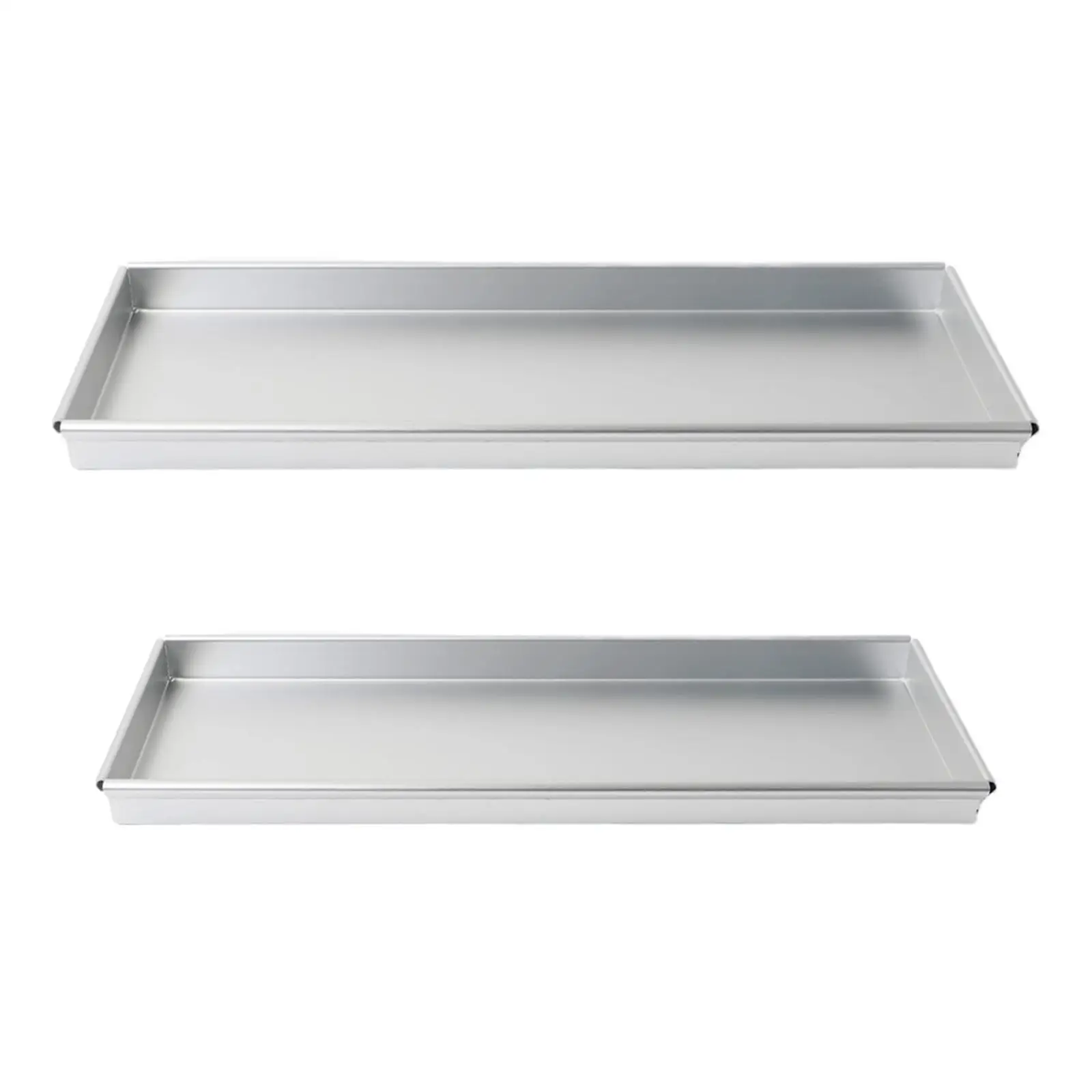 Cake Bread Baking Pan Nonstick Aluminum Alloy Rectangular Tray for Dessert Display Serving Platter Easy Clean Kitchen Baking