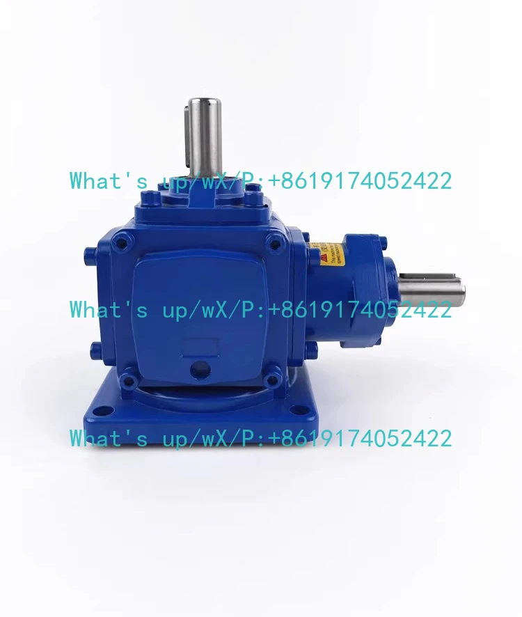 T2 shaft thick 15MM, spiral bevel gear steering gear, marine 90 degree right angle T-type bevel gear box
