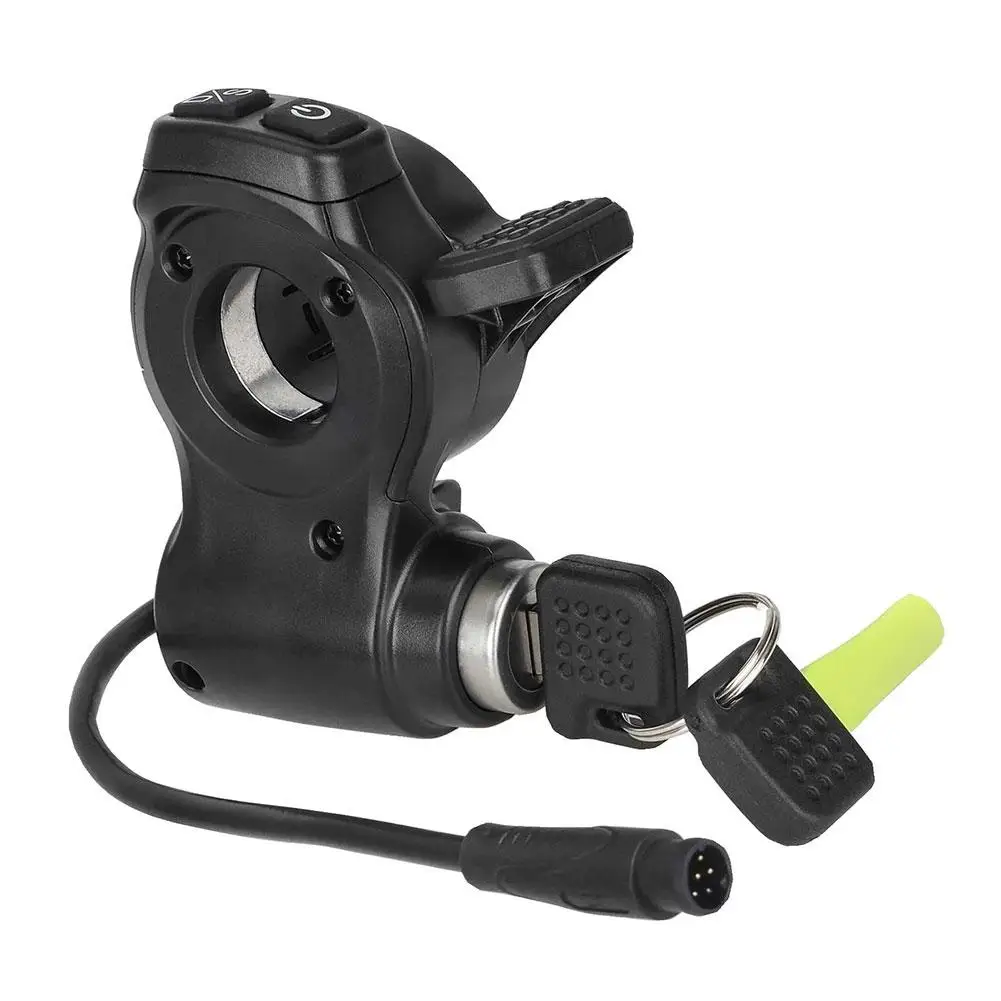 

Compatible Accelerator Switch Power Door Lock For KuKirin For G2 Master Electric Scooter, Secure Ignition With Keys, 147mm Cable