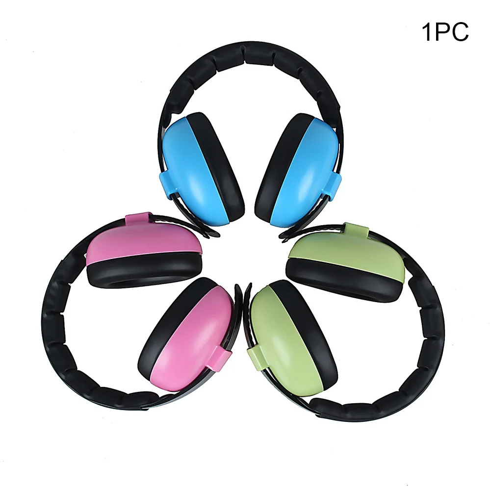 Home Soft Earmuff Care Noise Canceling Boys Girls Padded Travel Ear Protection Adjustable Headband Portable Outdoor Headphone