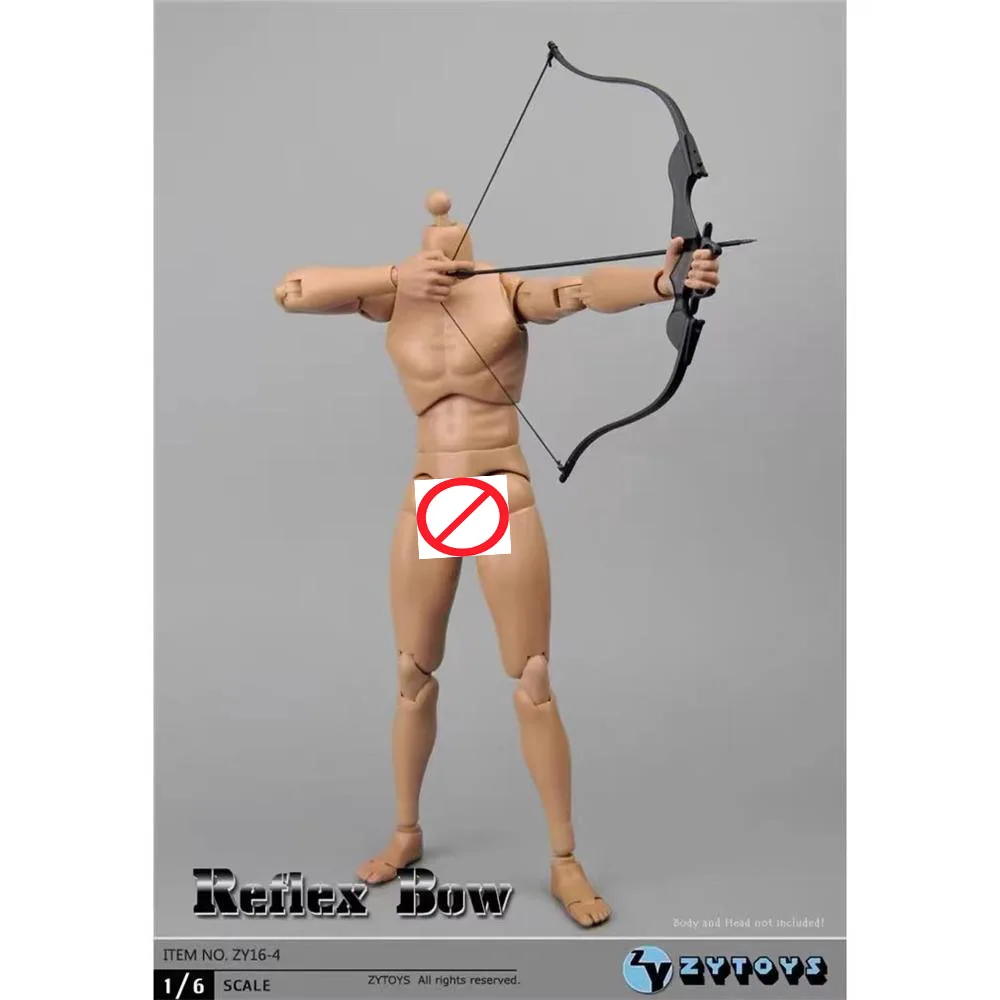 

For Sale 1/6 ZYTOYS ZY16-4 Palm Pocket Series Arrow PVC Material Bow Not Real About 20CM Accessories For 12" Doll Figure Collect