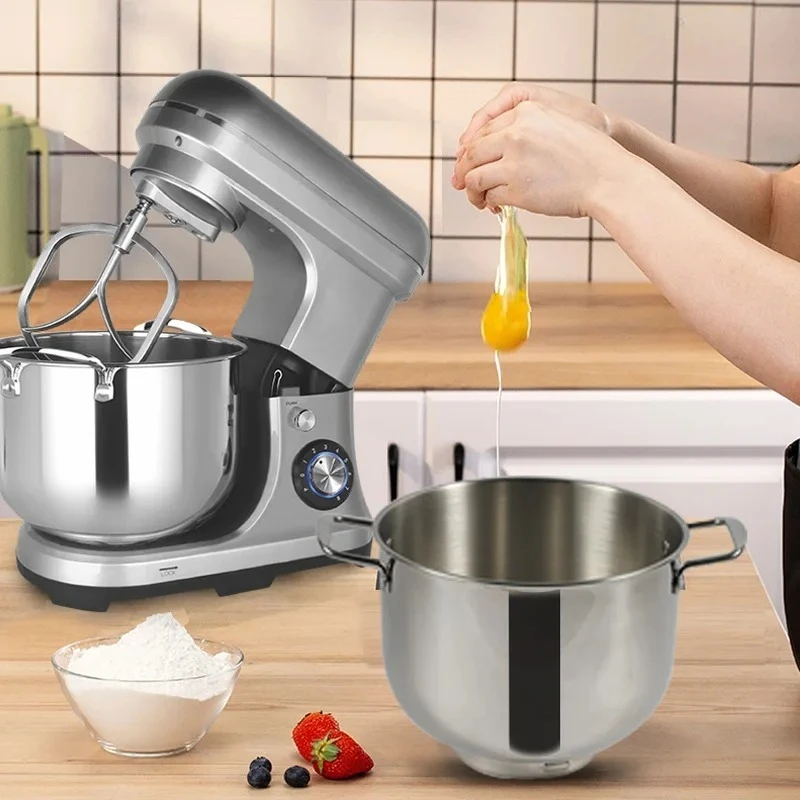 

Large Capacity 2000W Electric Food Mixer 10L Dough Cook Machine with Lift Design Household Plastic Housing and Mixing Bowl