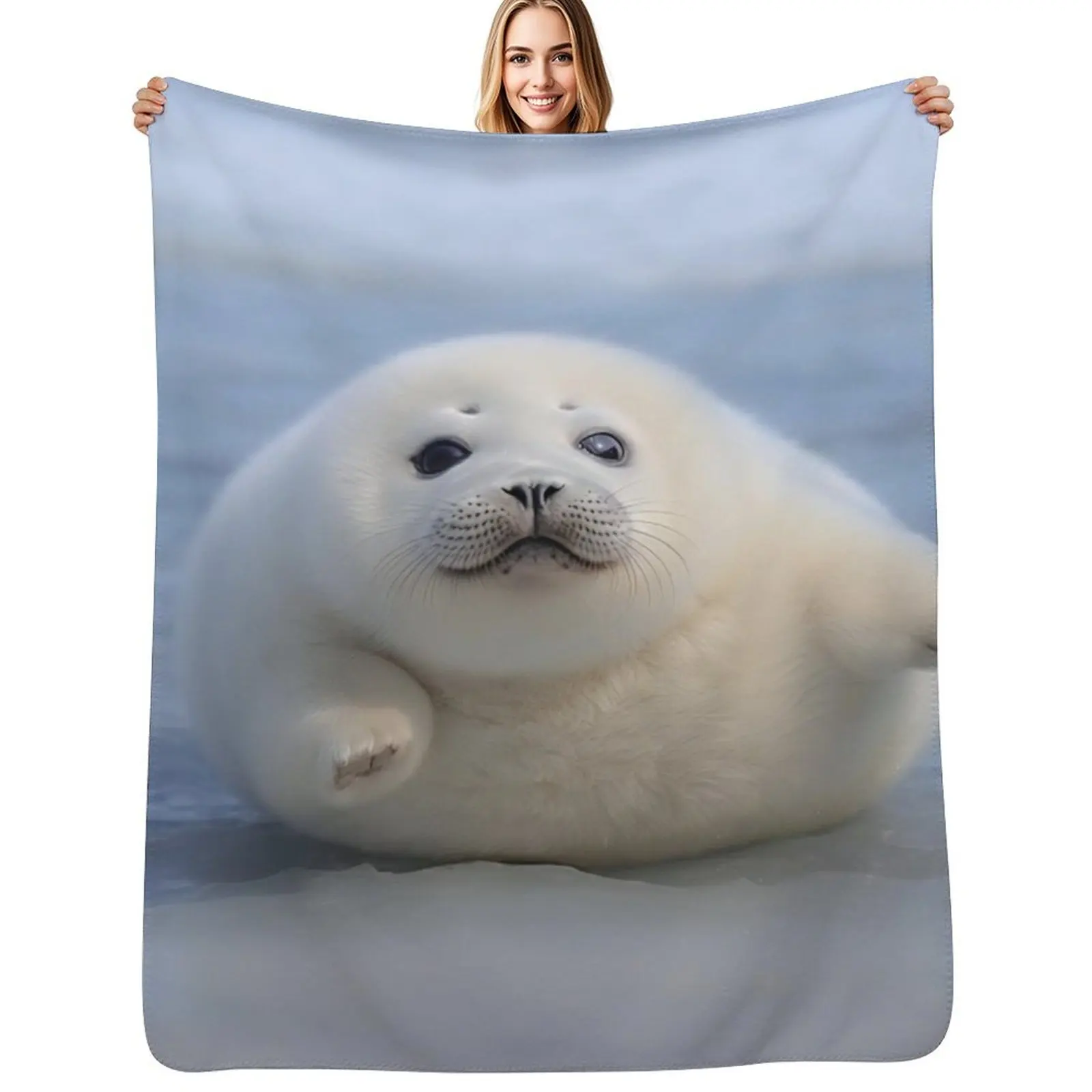 Chonky Seal Pup - Hug! Throw Blanket cosplay anime christmas decoration Furrys Luxury Designer Thins Decorative Throw Blankets