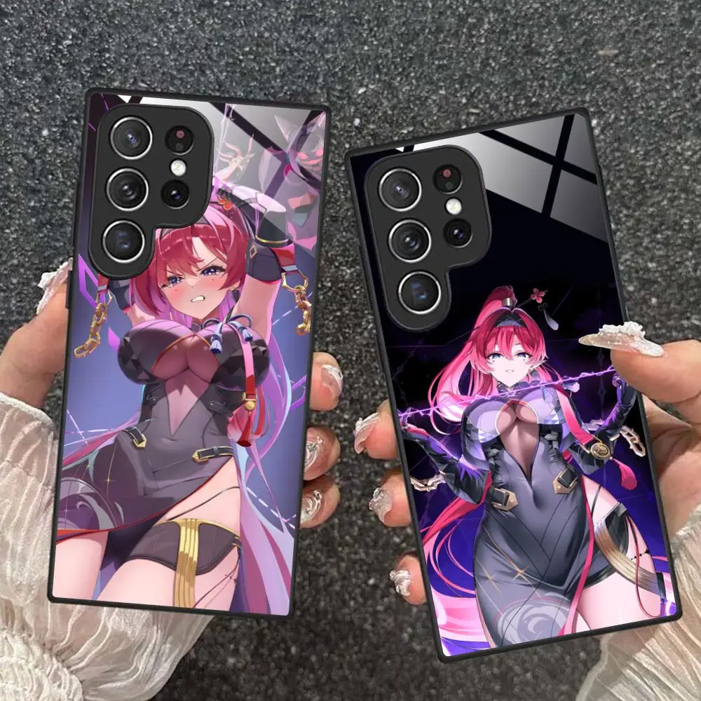 Wuthering Waves Yinlin Phone Case for Samsung Galaxy S26 S25 S24 S23 S22 S21 S20 Note20 Plus FE Ultra Glass Protective Cover