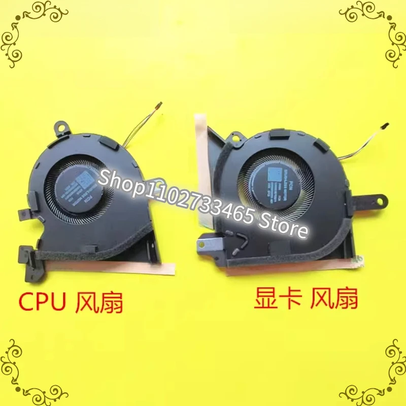 

Replacement Laptop CPU GPU Cooling Fan for Asus ROG Flow X13 GV302X GV302XA GV302XI GV302XV 2023