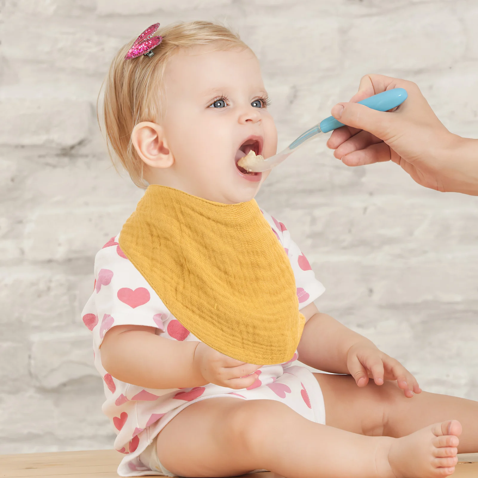 7 шт., хлопковые маленькие нагрудники унисекс, регулируемые многоразовые многоразовые нагрудники для еды, маленькая защита для одежды для младенцев, пожилых людей, ухода за инвалидами