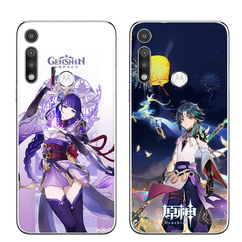 Baal Raiden Shogun Genshin Impact Xiao for Motorola Moto G04 G71 G73 G32 G34 E7 G6 G7 G8 G9 G24 Power One Fusion Plus Phone Case