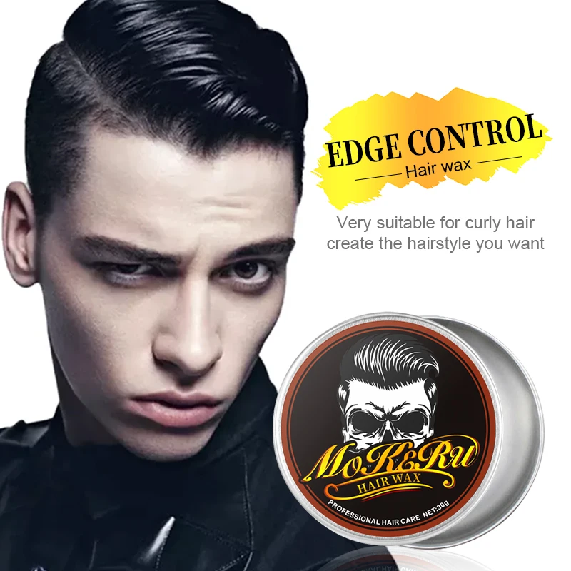 Wholesale 20pcs/Lot Natural Hair Wax for man hair styling wax Salon Hair Edge Control