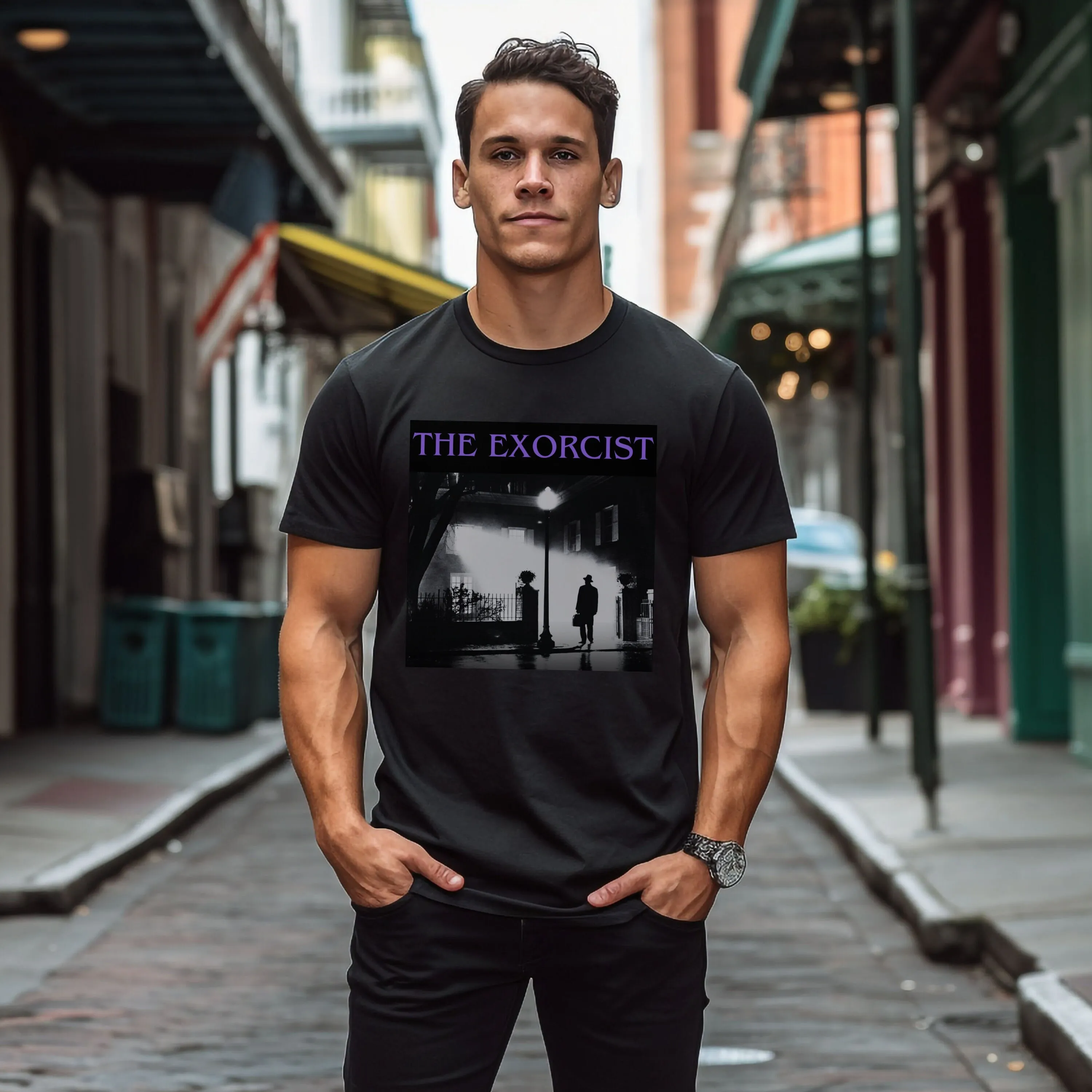 THE EXORCIST T Shirt Vintage Aesthetic Movie Poster