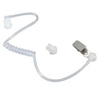 Banggood Replacement Acoustic Coil Air Tube with Clip for Motorola Baofeng Kenwood Radio Walkie Talkie PTT Mic Earpieces Headset