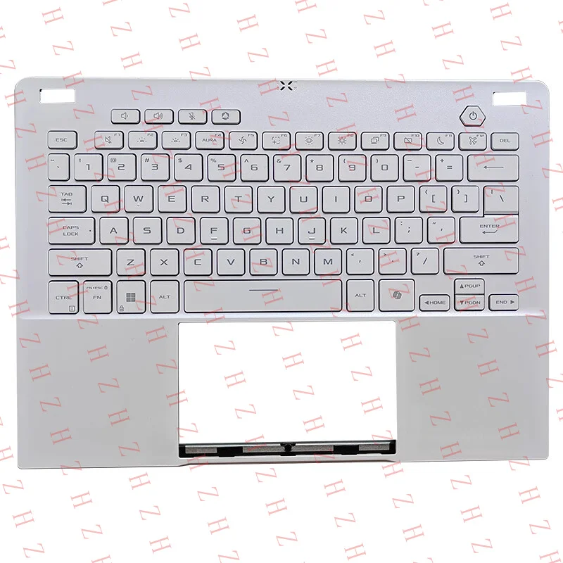 P+ Palmrest US with Keyboard White for ASUS TUF Gaming A14 FA401 FA401W