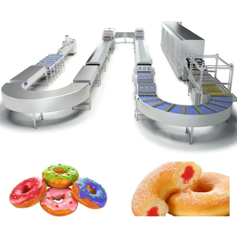 High quality yeast donuts automatic making machine  shower head