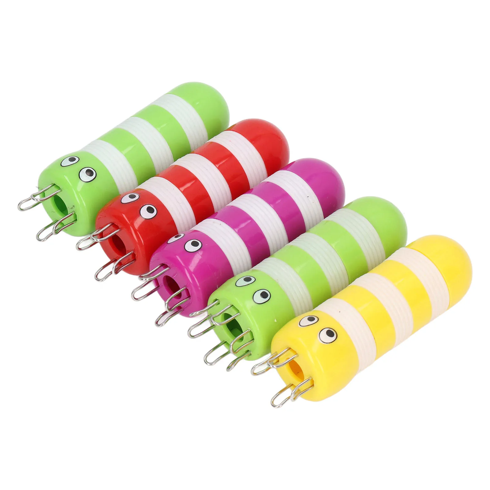 5Pcs Cartoon Bee Shape Knitter Abs Stainless Steel Handy Knitter Sweater Scarf Carpet Knitting Tools Bee Shape Knitter