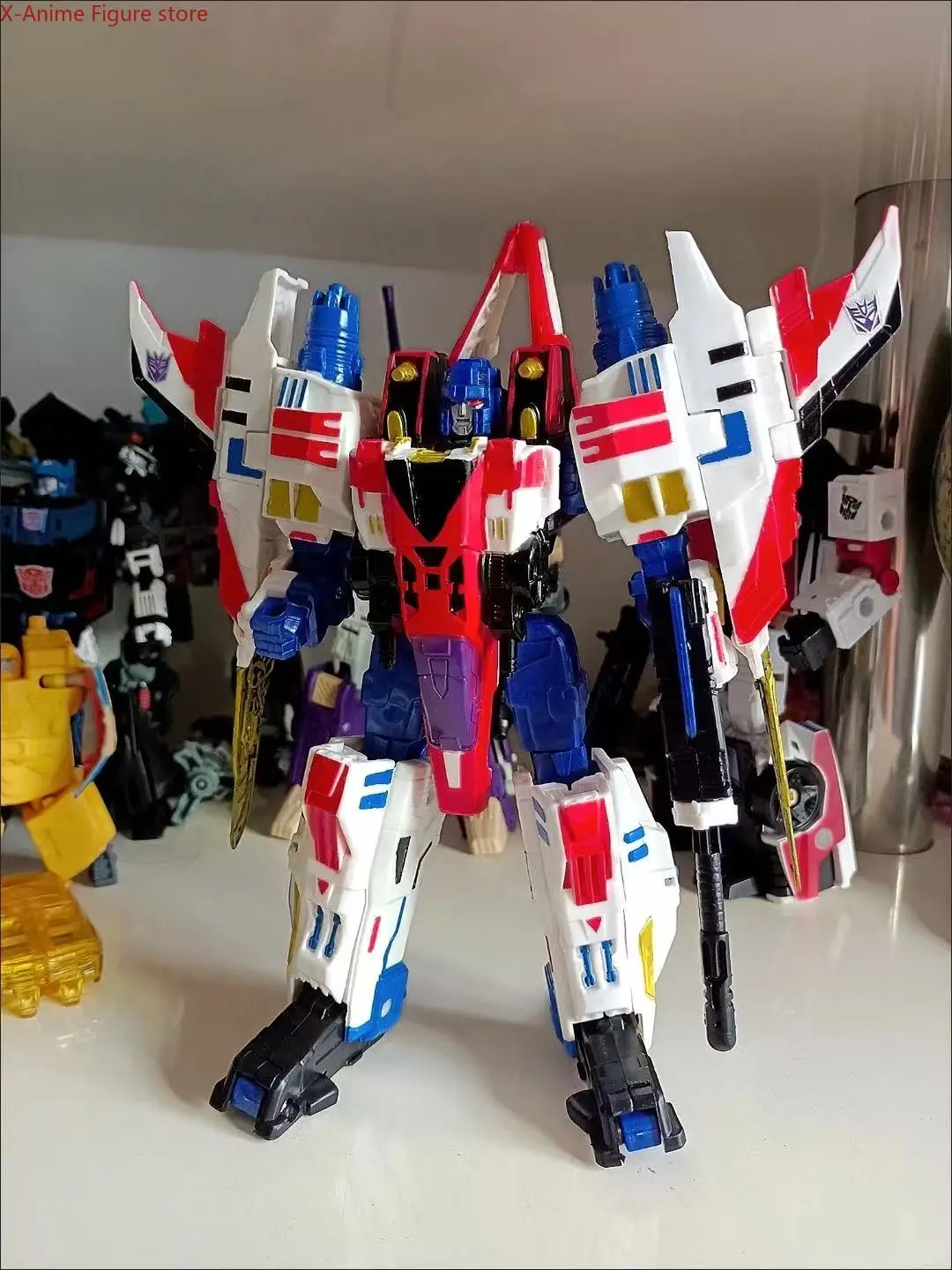 Super Leader Deformation Toy Starscream Deform Decepticons Robotermodell Actionfiguren Junge Geschenk Hobbys Sammlung auf Lager
