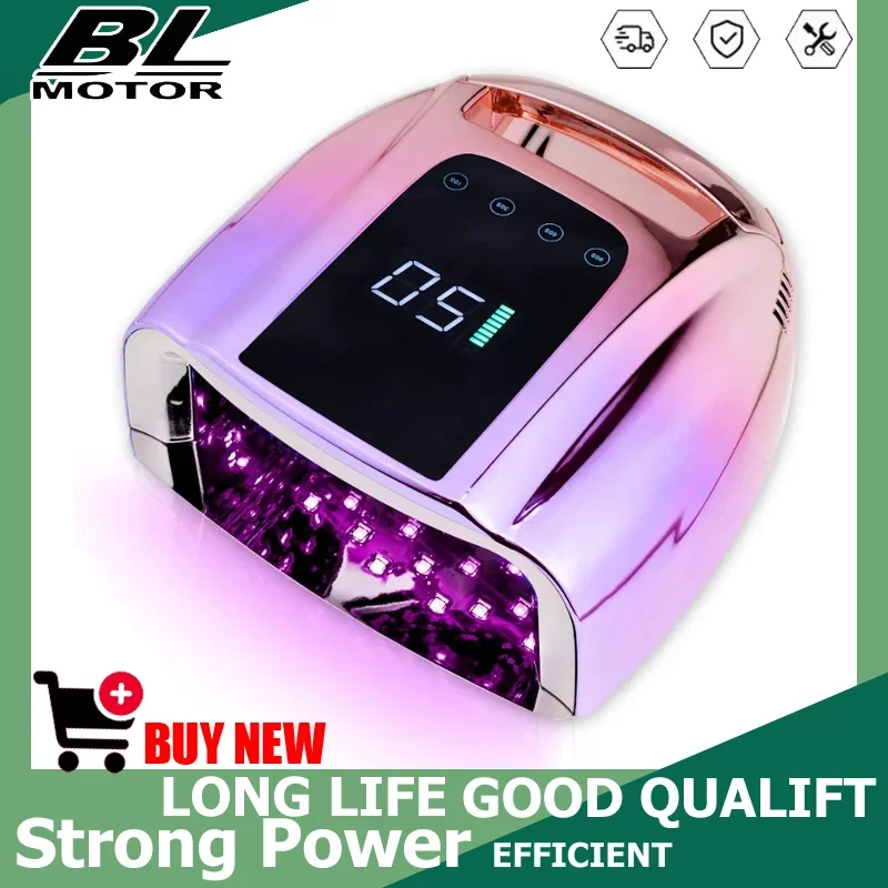 

Беспроводная перезаряжаемая УФ/LED лампа для маникюра 96 Вт с зеркальным отражением и металлической подставкой, горячая новинка!