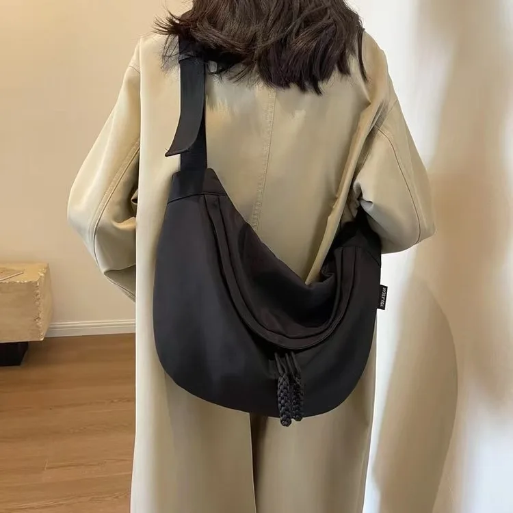 

Bags for Women Popular Fashion Single Shoulder Large Capacity Student Class Commuting Crossbody Casual Dumpling Bags