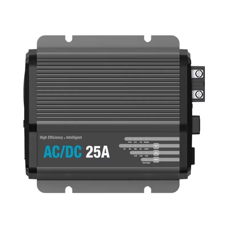 

Portable 25A 300W AC to DC Battery Charger for LiFePO4 Batteries with Aluminium Housing and On-the-Go Charging