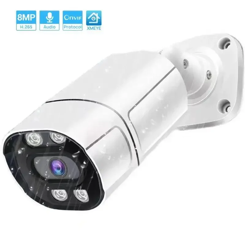 5MP 3MP 2MP 12V 48V POE IP Camera Outdoor AI Human Detect Audio HD Security CCTV Camera P2P Infrared Waterproof Video