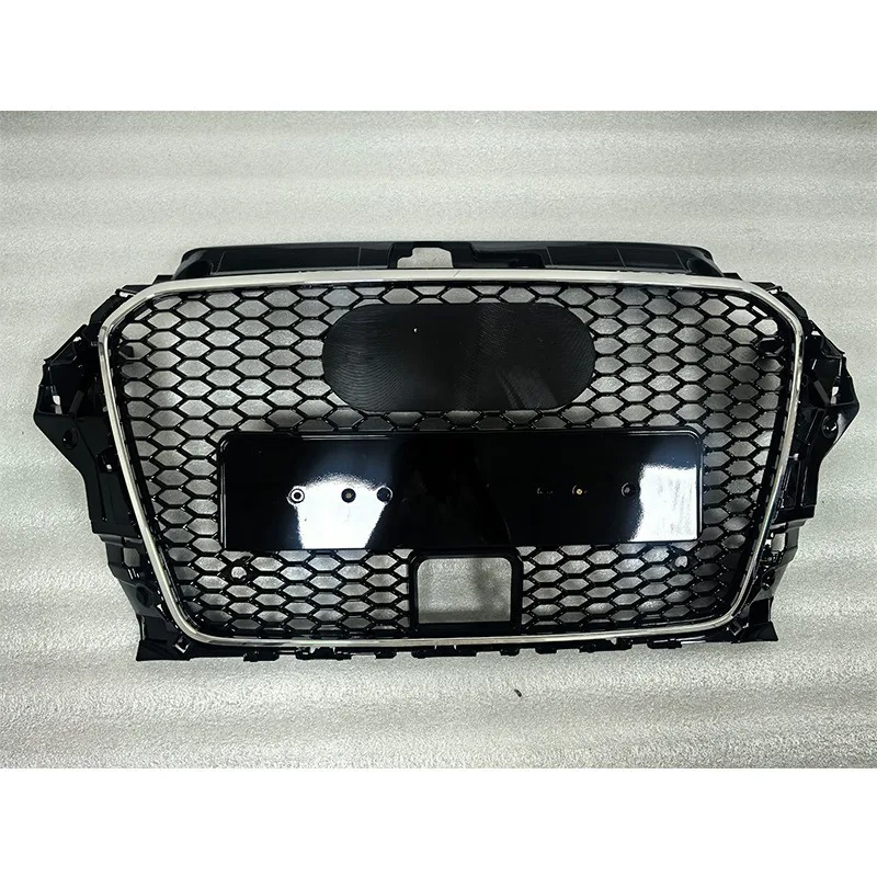 Frontstoßstangen-Nierengrill für Audi A3 8V S3 Sline 2014-2016 Wabengrill-Schutzabdeckung Auto-Zubehör Karosserie-Kit Tuning – Detail 16