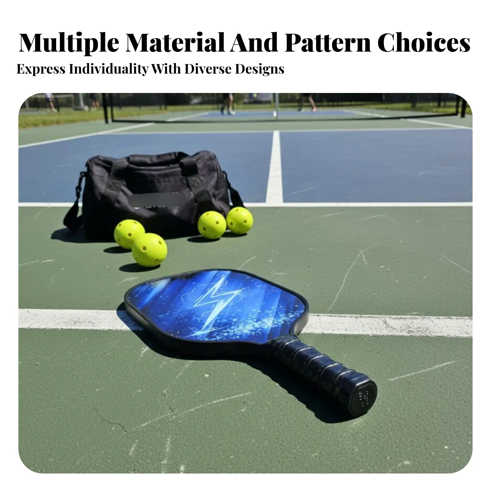 

Pickleball Paddle USAPA Approved Edgeless Pickleball Paddle Wear-Resistant Long-Lasting for Beginners, Outdoor, Training