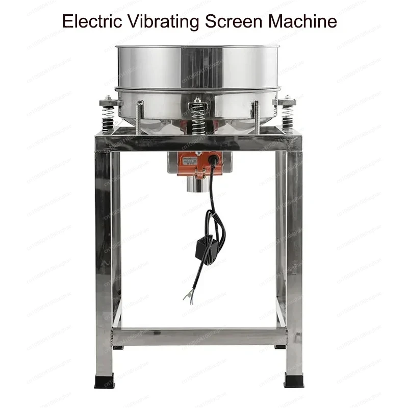 Stainless Steel 40cm Vibrating Sieve machine electric vibration screen powder machine electrostatic spraying screening machine