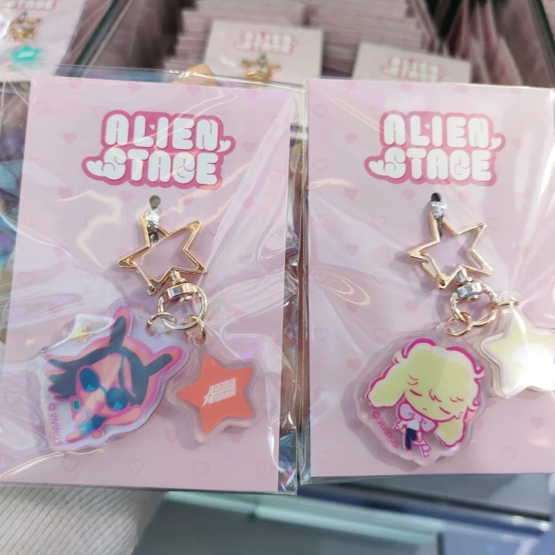 

Акриловый брелок с изображением инопланетянина, кролика, Ivan/Till, полный 6 персонажей, 7 см, голограмма, блестящий аксессуар в стиле аниме, рождественский подарок