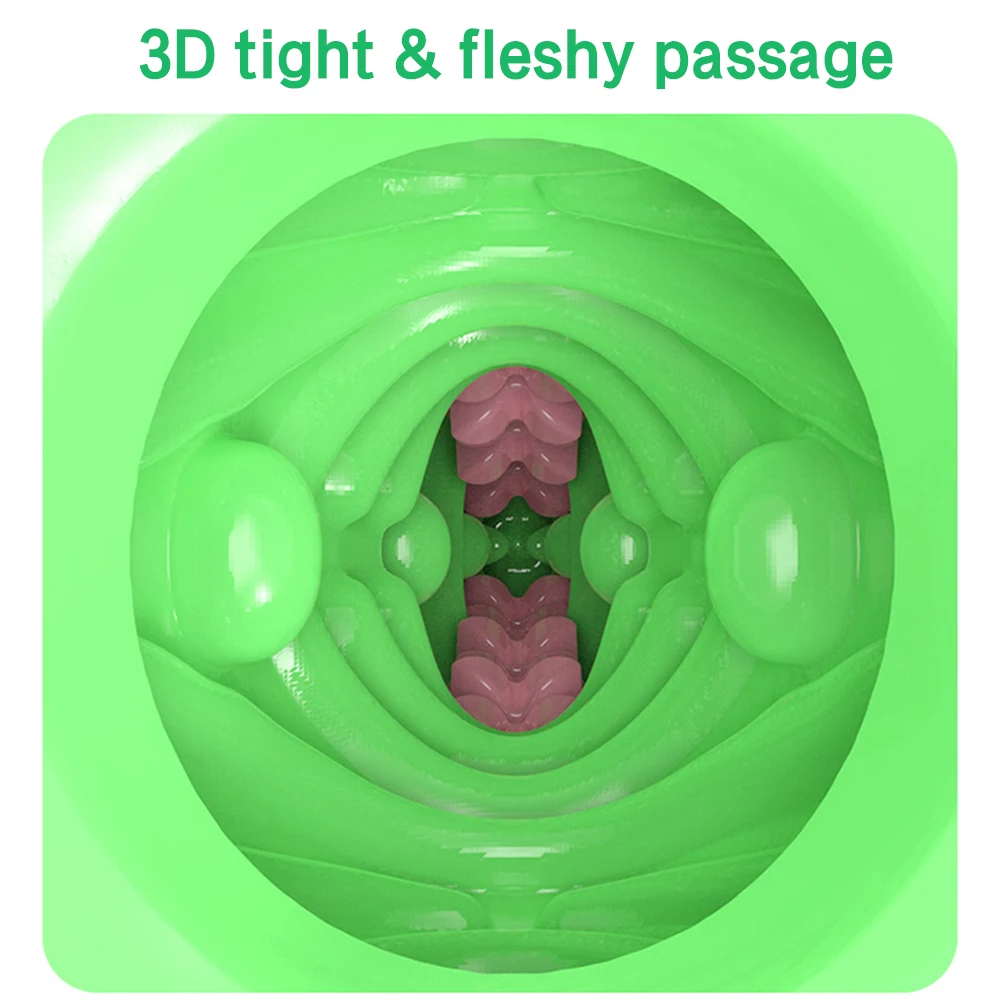 Manual Male Masturbators Soft Sucking Extrusion Penis Sleeve Blowjob Portable Sex Toys for Men Vagina Textured Penis Stimulation - view 3