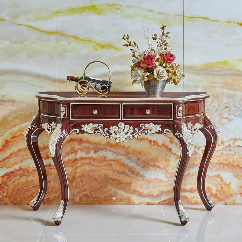 

Входной столик в европейском стиле, шкаф-перегородка, входной шкаф в гостиную, декоративный шкаф в фойе, стол Бога