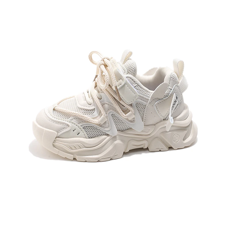 

Kids Sneakers Boys Girls Chunky Sport Shoes Breathable Running Shoes Lightweight Non-slip Children Casual Sneakers
