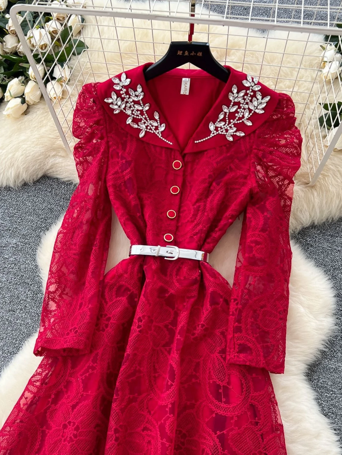 Ramadan robes longues Abaya Eid femmes musulmanes désherbage dentelle diamant fête Jalabiya robes Largos arabe longue Robe caftan broderie