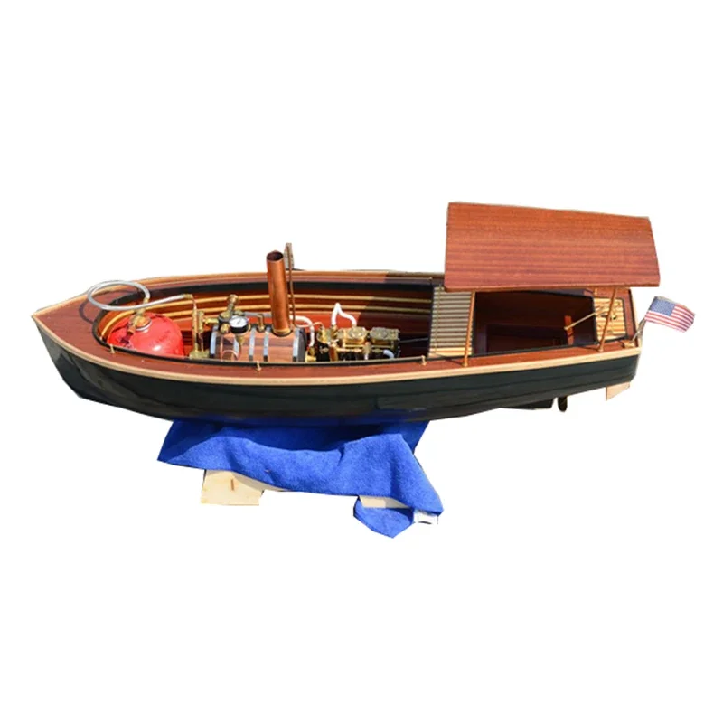 1:50 Brand New Ship and Yacht Simulation Model Steam-powered High-performance Wooden Boat Cool Boutique Small Toy Collection