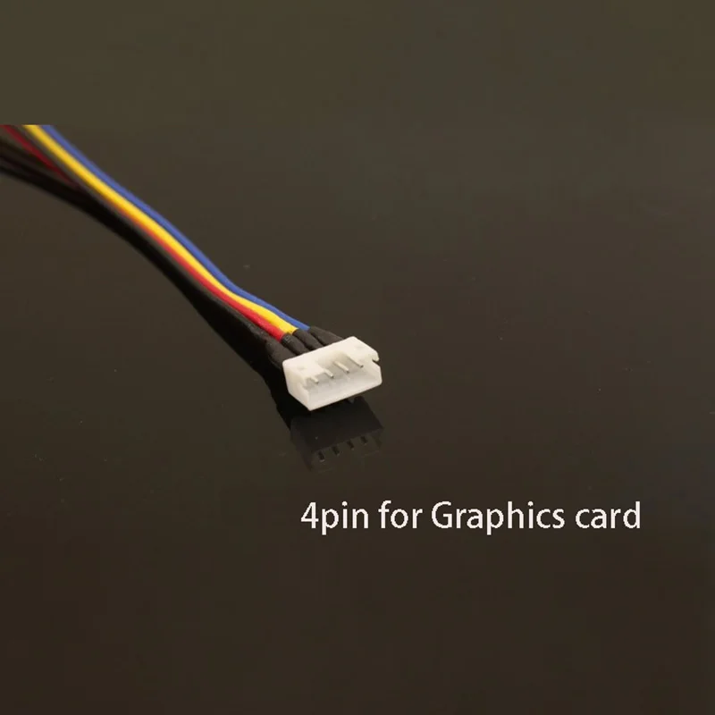 4 Pin to Mini 4 PIN Fan Convert Cable PWM to VGA Fan Extend Cord GPU Cooling Fan Connector Video Card Fan Connect Power Wire