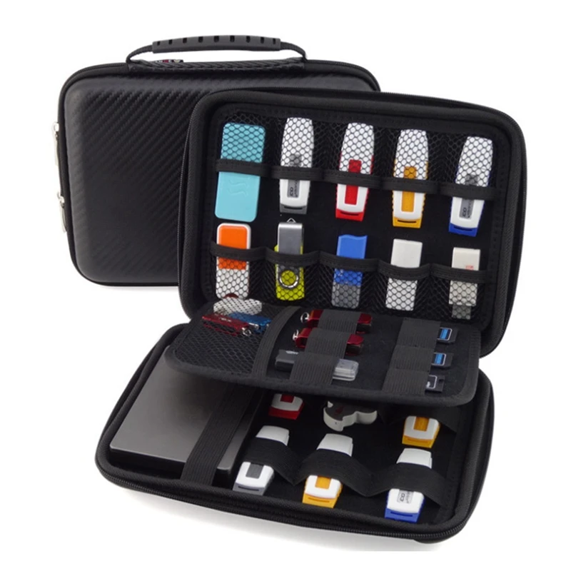 Flash Memory Box SD Card Holder SSD Hard Disk Box Waterproof Storage Box Used For Various Sizes Mobile Hard Disk Cases