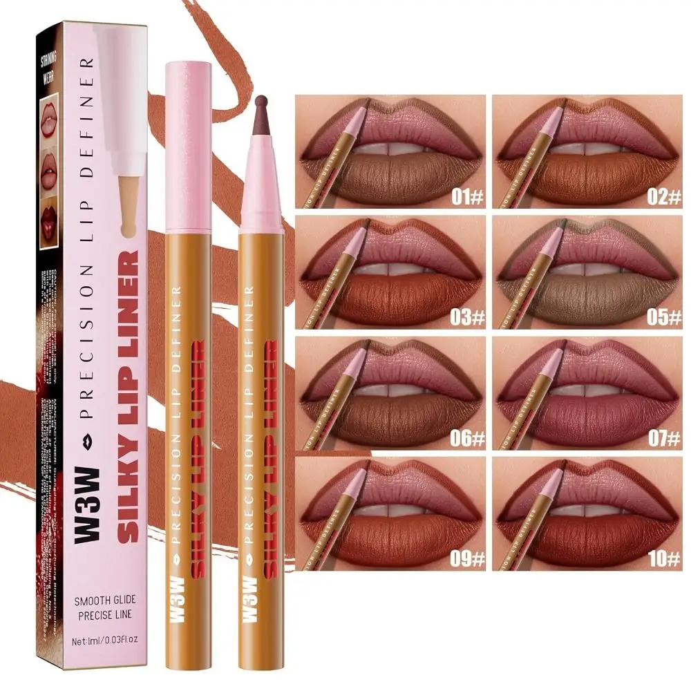 New Long Lasting Lip Liner Smudge-Proof All Day Waterproof Lip Stain Seamless Matte Lip Liner Stain Lip Makeup