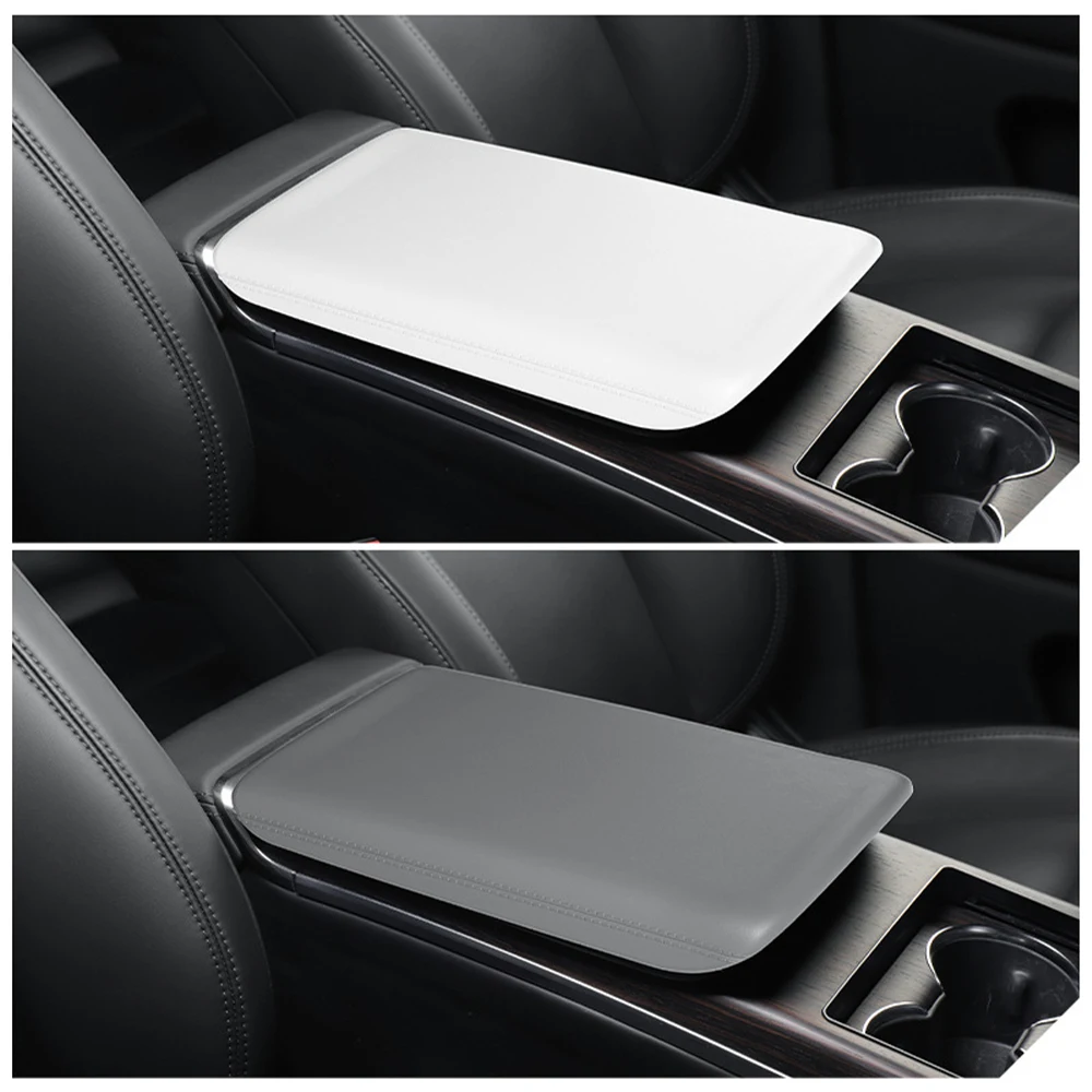 TPE Armrest Box Protective Cover for Tesla New Model X Model S 2023 2024 Center Console Arm Rest Protector Pad Car Accessories