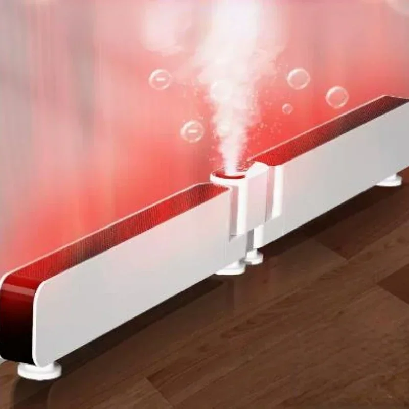 Graphene humidification baseboard heater, household living room, bathroom, large area energy-saving electric heater