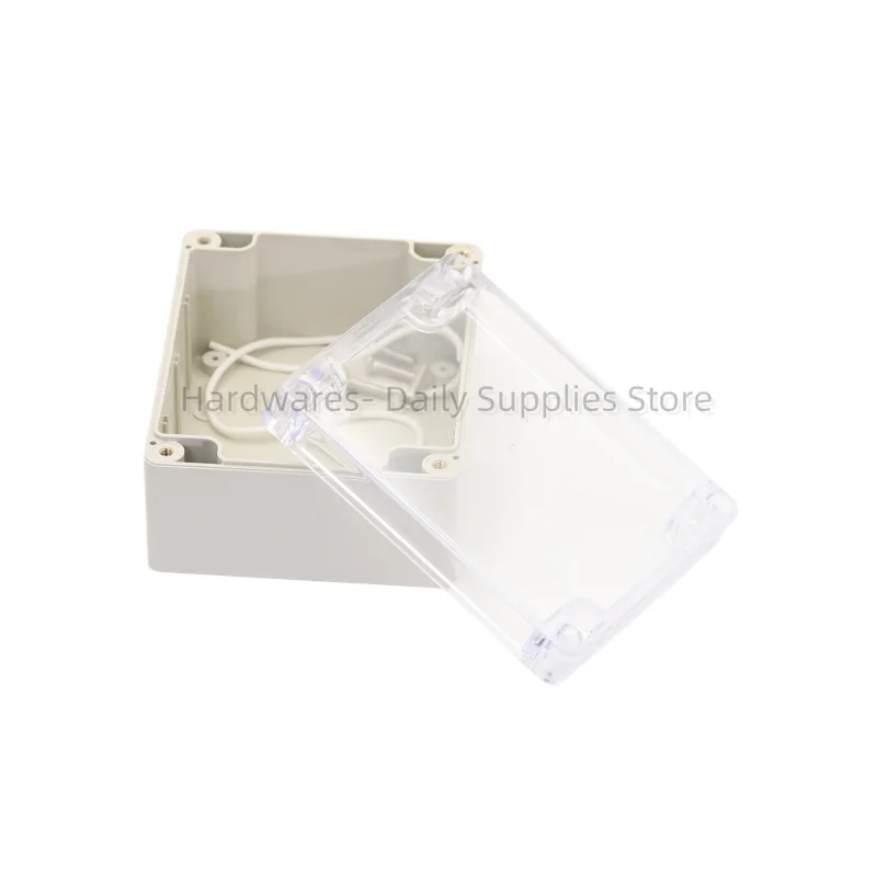 Boîtier de projet électronique étanche, boîtier en plastique, couvercle transparent, boîte de projet électronique bricolage, 115mm x 90mm x 55mm, 115mm x 90mm x 55mm, 1PC