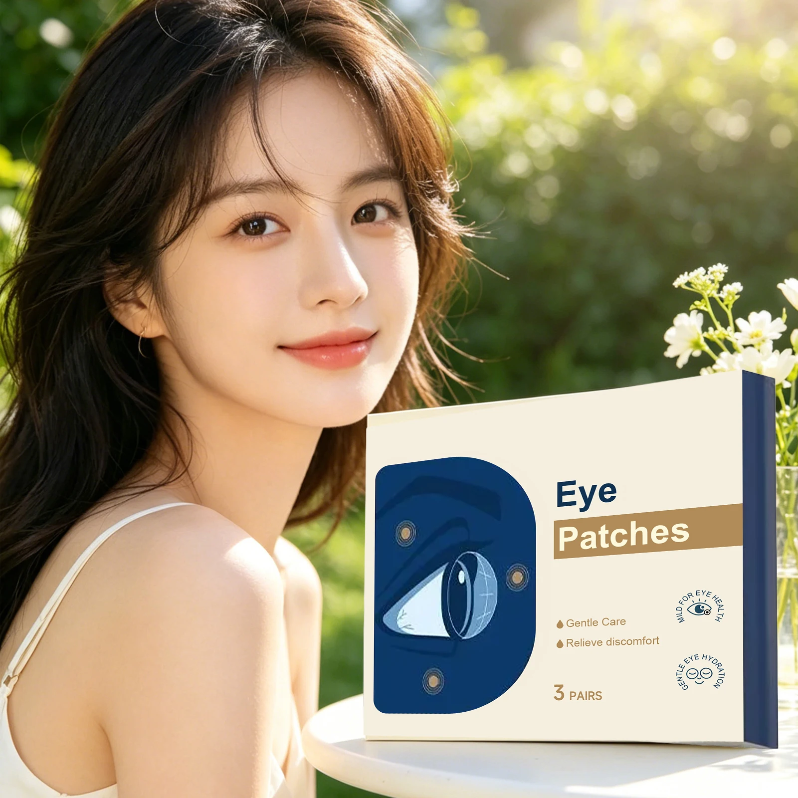 

Mint Eye Patches Relieve Fatigue Reduce Eye Tiredness Provide Cooling Comfort Improve Eye Bags Moisturizing Hydrating Eye Care