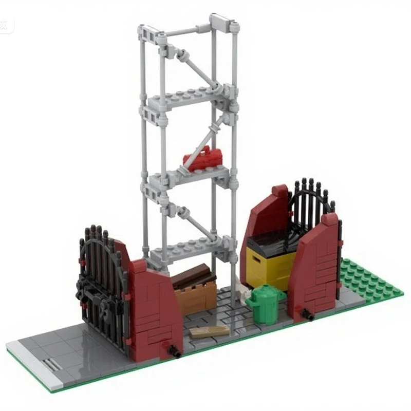 

NEW 269PCS MOC Street View Alleyway Modular Model Custom Building Blocks Architecture DIY Assembly Display Gift Collectible Set