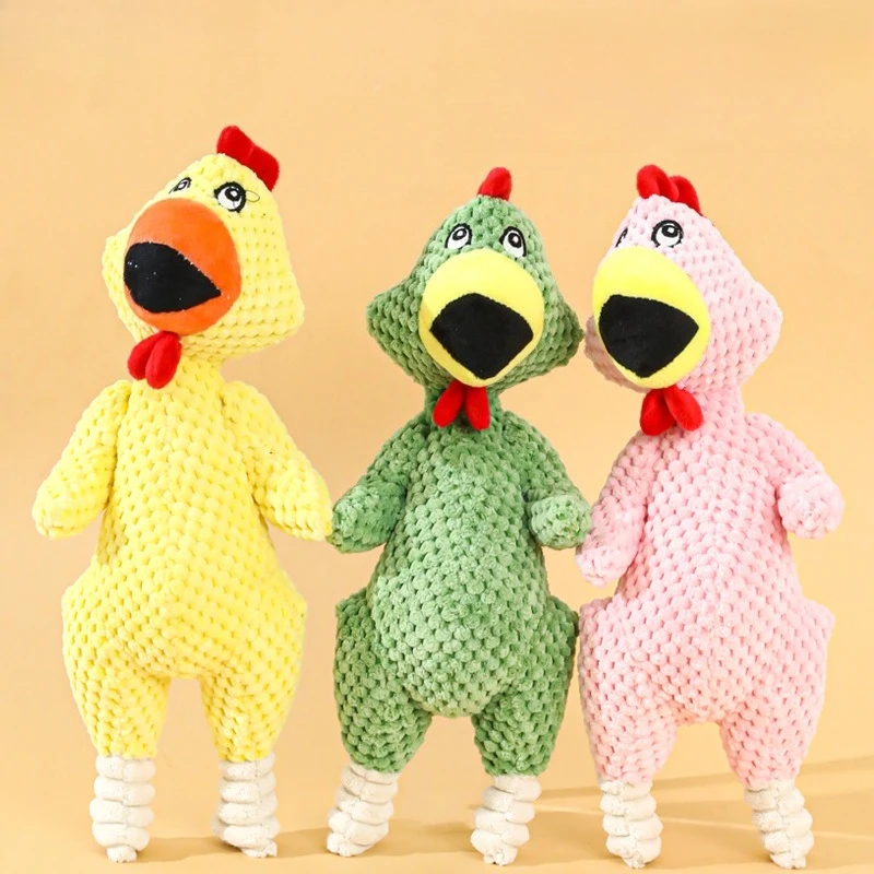 

Игрушка для собак цветной ананас плюшевая звучащая курица домашняя плюшевая звучащая игрушка