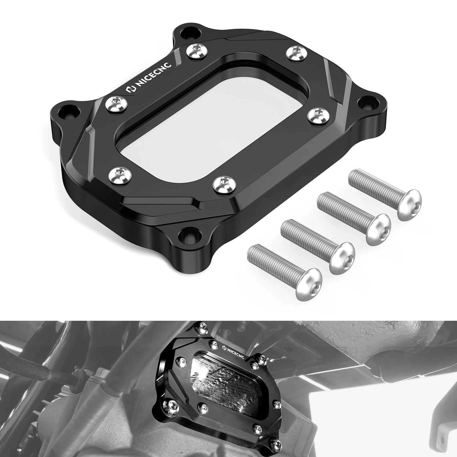 NICECNC Seitenabdeckung für Zylinderkopf für Yamaha Raptor 700 2006-2026 ATV, für Yamaha Raptor 700R 2009-2026, Grizzly 700, Kodiak – Detail 16